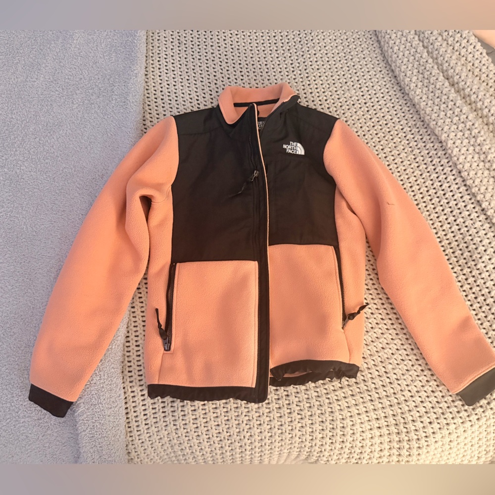 The North Face Women's Black and Peach Snow Jacket